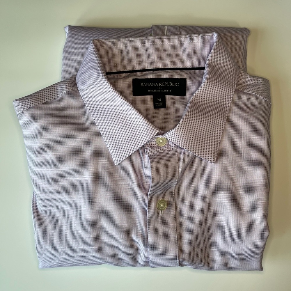 Slim Fit No-Iron button-down dress shirt